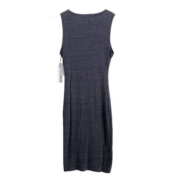 Treasure & Bond Navy Night Heather Ruched Tulip Hem Dress - Picture 10 of 13